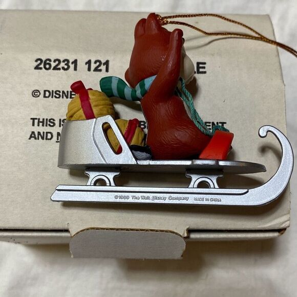 Disney Multicolor Dale On The Sleigh Collectible Ornament OS - Picture 2 of 6